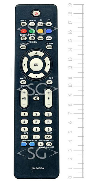 Пульт дистанционного управления для PHILIPS RC2034312/01 ambil.